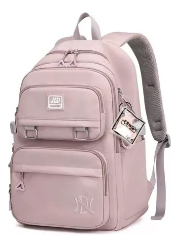 Mochila Impermeável Estilosa Espaçosa Feminina Fashion Arp1 Desenho Do Tecido Rose