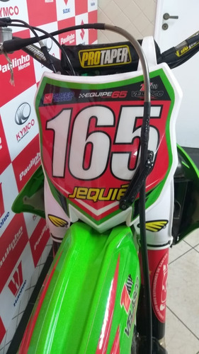 Imagem 1 de 8 de Motocicleta Kawasaki Kx450 F Verde 2013