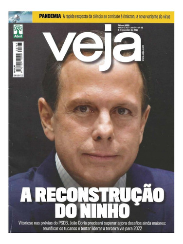 Revista Veja 2767 08/12/2021 - A Reconstrução Do Ninho Psdb