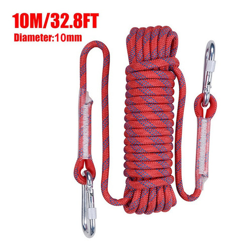 Cuerda Escalada Equipo De Rescate 10mm 24kn 10m