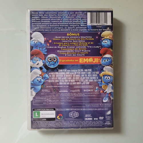 Dvd Original Os Smurfs E A Vila Perdida X (Usado)