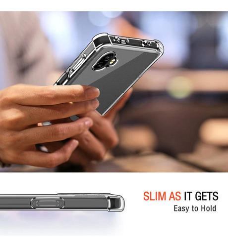 Funda Uso Rudo Silicona Tpu Suave Para Xcover 6 Pro+mica Transparente Samsung Galaxy Xcover 6 Pro