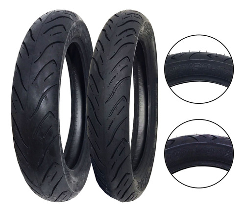 Par Pneu S/c D Sport R 90/90-14 T 100/90-14 Pcx 150 2021