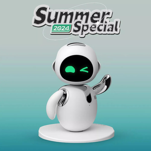 Juguete Robot Eilik Inteligencia Artificial Silver Chrome