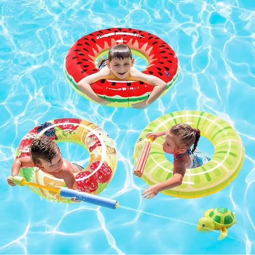 . 3pzs Salvavidas Inflables Para Alberca Para Playa Niños