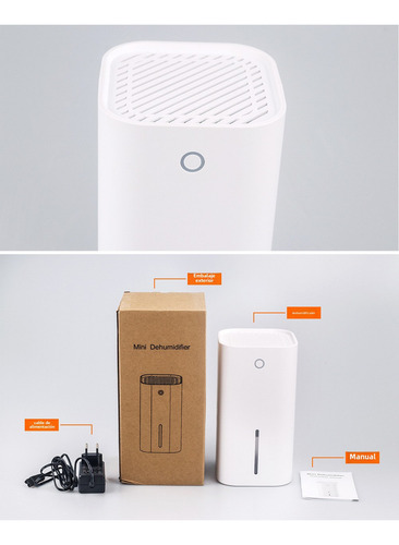 Desumidificador Eletrônico Jj Mute Para Quarto, Porão,