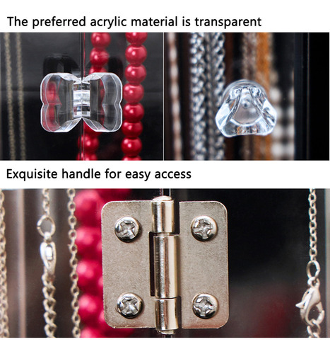 Wd Organizador Transparente Para Collares De Acrílico Con