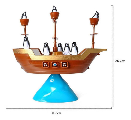 Pirata De Juego Mesa Equilibrio * Del Juguete Barco