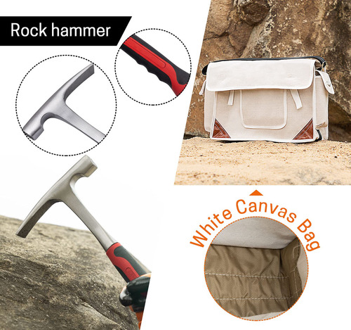 Conjunto De Ferramentas Geológicas Wisepro, 20 Unidades Com