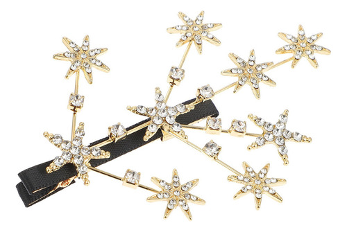 Navidad 1 Broche Para El Pelo Con Estrás De Estrella