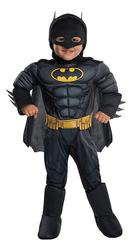 Disfraz De Batman Deluxe Para Niños Pequeños Talla 2t