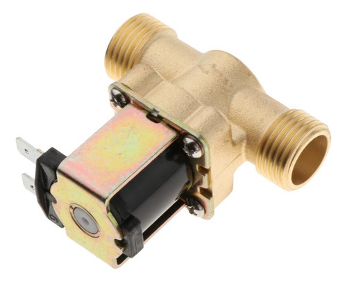 2 Válvula Solenoide De 1/2 Pulgada, Latón Entrada Dc220v