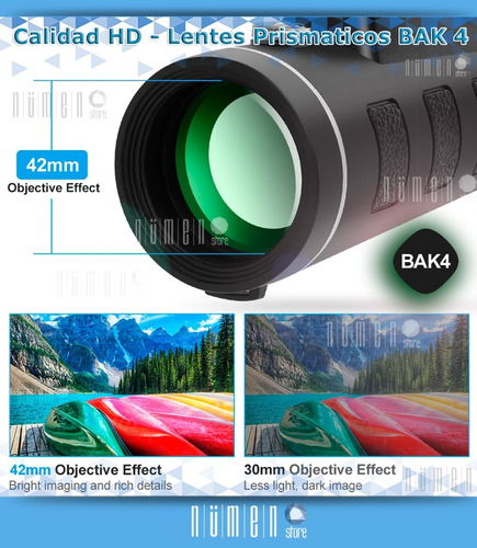 Imagen 2 de 10 de Telescopio Monocular Portatil Visor Potente Largo Alcance At