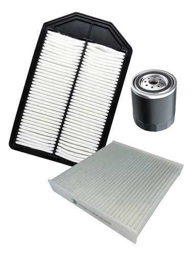 Kit X3 Filtros Aire Aceite Polen Honda Crv 2.4 2007/2011 K24