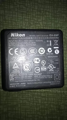 Cargador Nikon Eh-69p