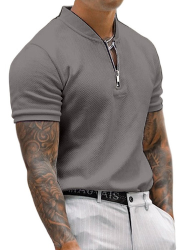 Polo De Solapa | Camiseta De Manga Corta Para Hombre