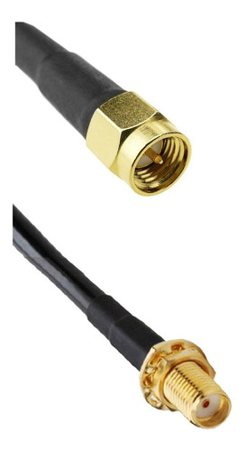 Cabo Extensor De Antena Interna 1m 1 Metro Radio Ht Baofeng