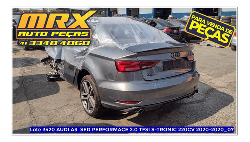 Sucata Audi A3 Sed Perfom 2.0 Tfsi S-tronic 220cv 2020 Pecas