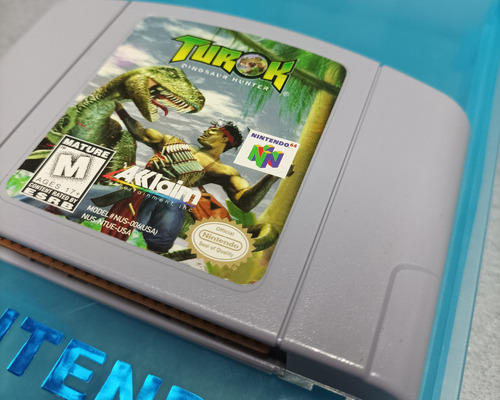 Turok Dinosaur Hunter - N64 - Akklaim - Pinky Games (Usado)