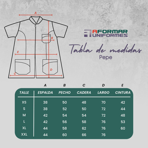 Chaqueta Para Mujer Modelo Pepé Uniforme Arciel