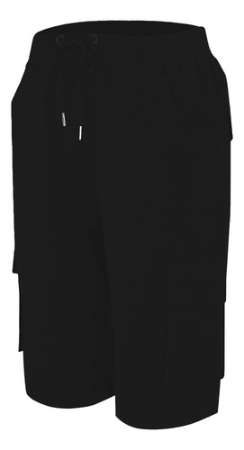 Pantalones Cortos De Cintura Elástica Casual A La Moda Para