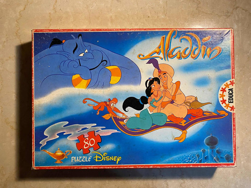 Rompecabezas Aladín Disney, 80 Piezas