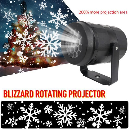Imagen 1 de 10 de Proyector Luz Paisaje Navideño Móvil Luces Led.