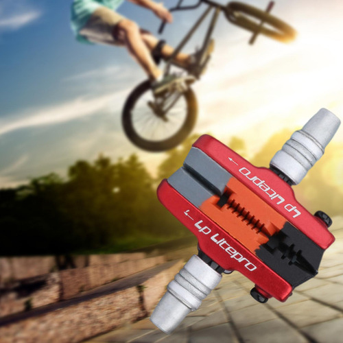 2x Bloques De Freno De Bicicleta Duraderos Yo Rojo Yo Rojo