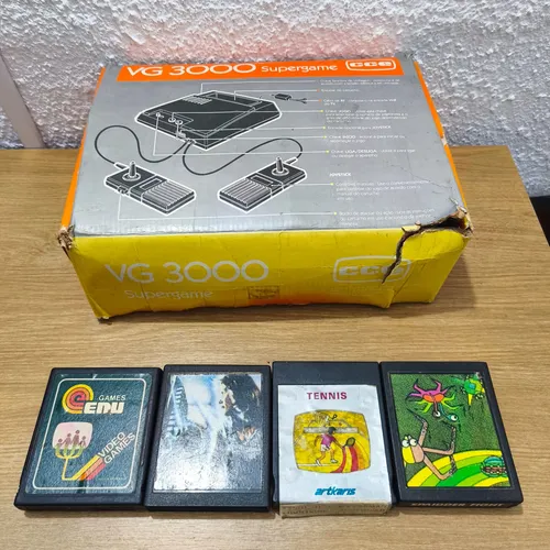 Atari Vg 3000 Supergame Cce + 4 Juegos (Usado)