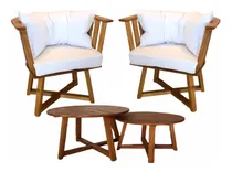 Comprar Juego Gervasoni 2 Sillones + 2 Mesas Ratonas Nido + C