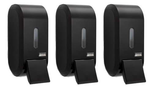 Jogo 3 Dispenser Álcool Gel Sabonete Líquido Reservatório Nf