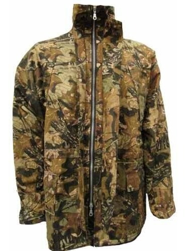 Campera Parka Camuflada Stahl Hunter Polar Interno Y Cuello