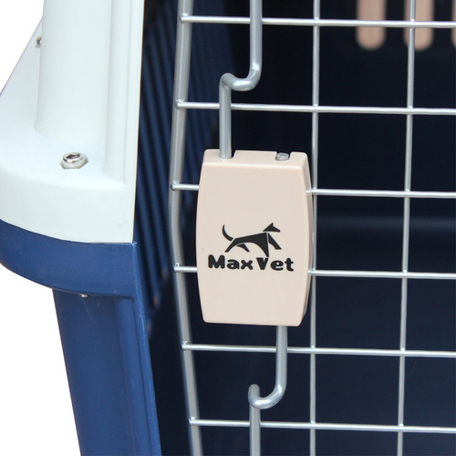 Jaula Canil Kennel Transportador Perros Maxpet Mp06 90x64x68 Color Azul