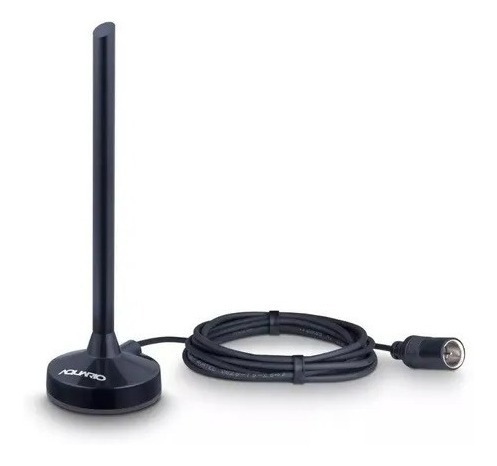 Antena Digital Aquário 5 Em 1 Vhf Uhf Fm Hdtv 4k - Dtv100p