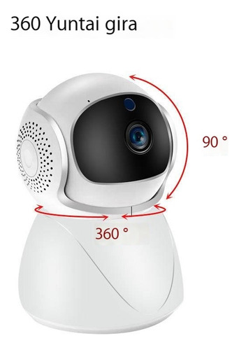 Cámara Wifi 5g Doméstica Cámara De Vigilancia De 360 Grados