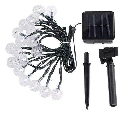 Mc Bola De Burbuja Atmosférica De Cristal Rojo De Red Led