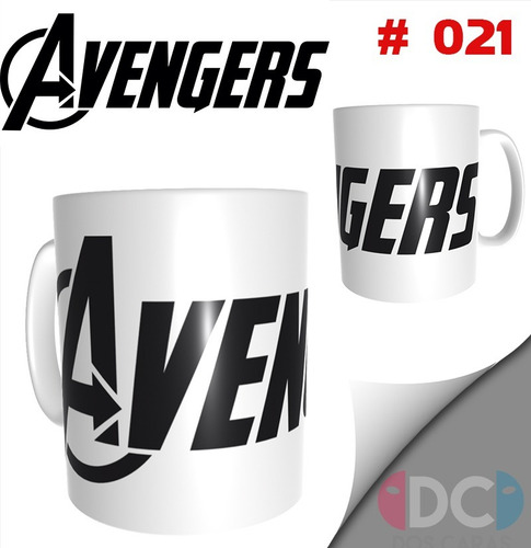 Taza Comics Coleccionable Avengers Vengadores #021