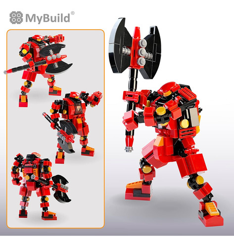 Mybuild Mecha Frame Rita 5006 - Red Robot Armor Mech Traje,