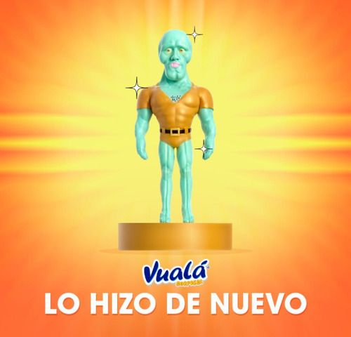 Calamardo Guapo Vualá Sorpresa Bob Esponja 25 Aniversario