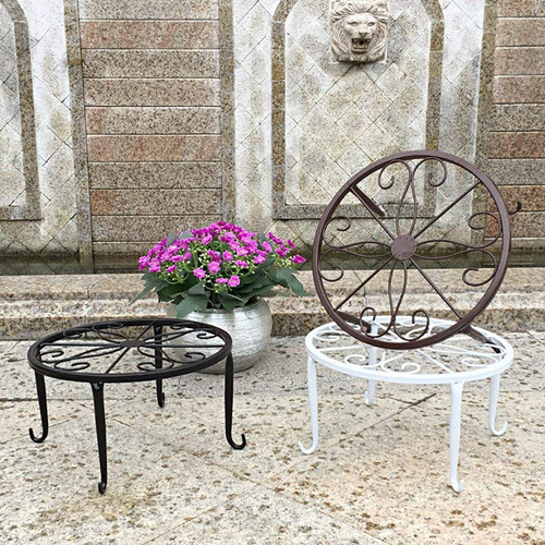 Stand De Planta De Interior De Metal Para Macetas De Jardin