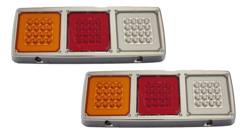 Stop Led Triple Camión Turbo Plano Neon Multivoltaje Juego