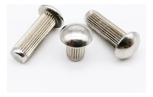 02 Rebites De Inox P/ Fixar Plaqueta Motor M. Benz