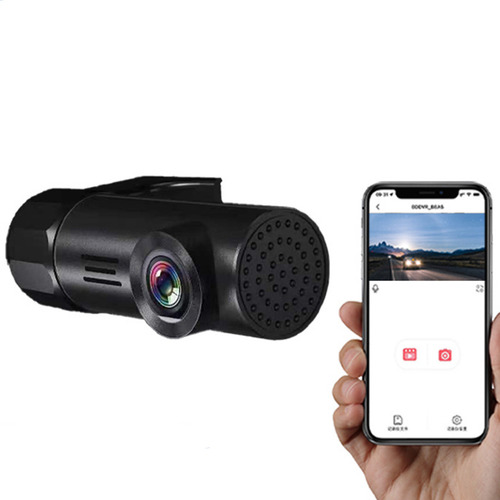 Mini Cámara De Coche Dash Cam 720p Con Grabación En Miniatur