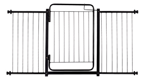 Grade De Porta Portão Proteção Cachorro Criança 144 A 149 Cm Cor Branco