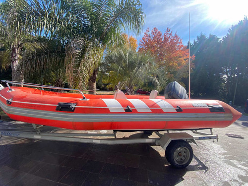 Bote Semirrígido 5.60mts Mercury 2 Tiempos 90hp.