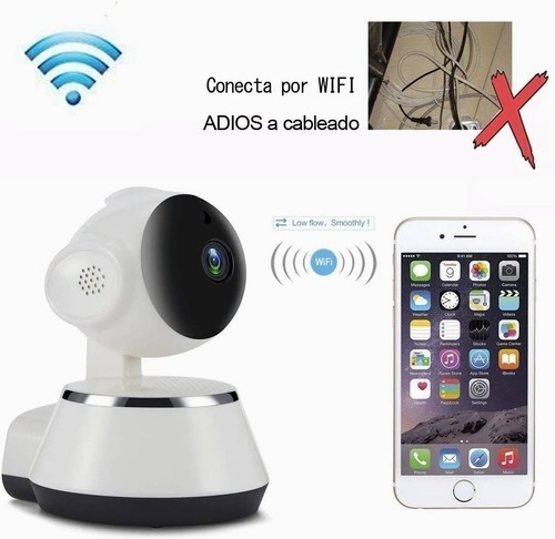 Imagen 2 de 9 de Cámara De Seguridad V380 Hd Con Wifi Y Visión Nocturna
