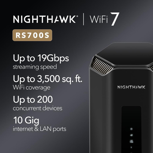 Netgear Router Wifi 7 De Tres Bandas Nighthawk (rs700s)