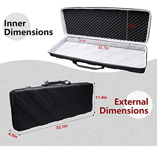 Funda Rígida Ltgem Eva Para Alesis V49 Mkii Usb Midi Keyboar