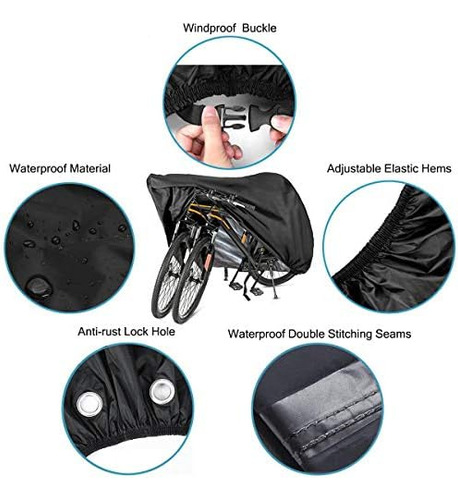 Szblnsm Funda Para Bicicletas Para 1, 2 O 3 Bicicletas - Fun