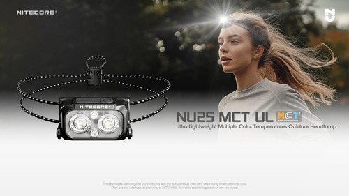 Faro Exterior Nitecore Nu25 Mct Ul De 400 Lúmenes